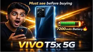 Vivo T5x 5G Review 7200mAh Monster Battery & Dimensity 7400 Turbo! 🔥