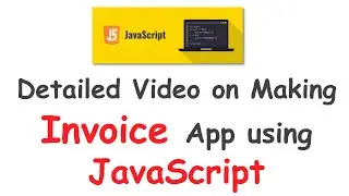 Dynamic Invoice app using JavaScript