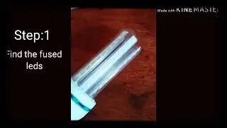 HOW TO REPAIR BROKEN FUSED LED BULB