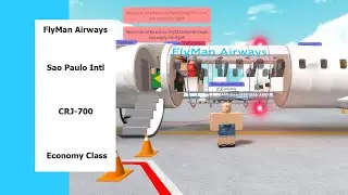 A Normal Flight. | FlyMan Airways Bombardier CRJ-700 Flight