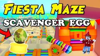 How To Get SCAVENGER Egg Hunt? FIESTA MAZE EVENT is HERE in JELLY UPDATE (Roblox Pet Simulator X)