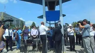 Торжественное открытие самолета Маресьева в Камышине