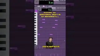 He Made A Piano Beat In 35 Seconds?!🤯  #flstudiobeats #flstudio #musicproduction
