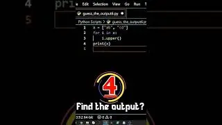 🧠Find The Output Of The Python🐍Program🤔#6  | 