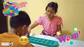 mainan dakon berhadiah pop it !! 💕 dakon / congklak mainan asli Indonesia