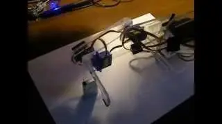 Robotic arm programmed to do sequence from PC(Arduino)