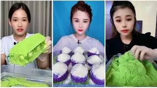 ASMR FOAM ICE EATING | MATCHA ICE EATING | RELAX VIDEO