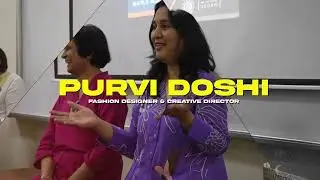 From creativity to  being industry ready |  #Masterclass with Purvi Doshi at UID