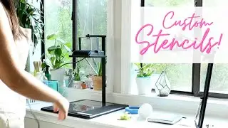 Ikonart Custom Stencil Kit Unboxing and Demo - Fast, Easy and Fun!
