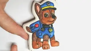 Пряник Гонщик. Пряничный топпер Щенячий патруль.
