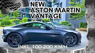 665 PS! Ich fahre den NEUEN Aston Martin Vantage V8 4.0 Biturbo - inkl. 100-200 km/h Messung 🚀🚀🚀