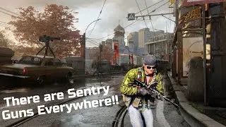 I got Surrounded by sentry guns in Moscow!