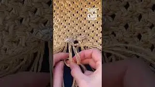 Part 2 how to add clasp to macrame bag #macramebagtutorial