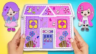 🎀 Casa Rosa VS Casa Lilla 💜 || Facili Creazioni Di Carta