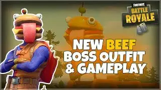 *NEW* Beef Boss Gameplay (Fortnite Battle Royale)