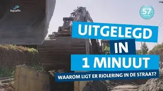 Uitgelegd in 1 minuut - Waarom ligt er riolering in mijn straat?
