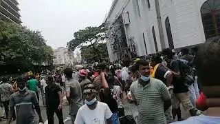 #shortfeed #srilanka #gotagohome #aragalaya #video Of Sri Lanka Protestors Through, gall face