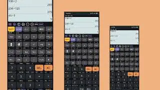Basic operation of a Scientific Calculator App