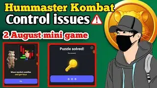 2nd August mini game puzzle | Hamster kombat 2 august mini game today | 2nd august daily mini game