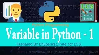Variable in python in Hindi | Python tutorials for beginners