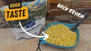 QUICK REVIEW: Backpacker's Pantry Three Cheese Mac & Cheese