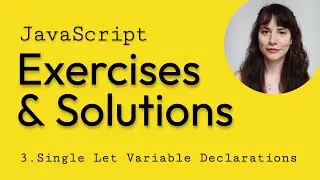 03. Single Let Variable Declaration - JavaScript Exercises & Solutions