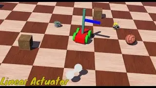 Linear Actuator on Robot | Manipulator Arm  | Webots Simulator | [Tutorial 12]