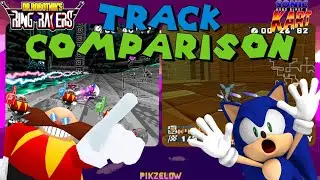 SRB2 Kart Vs. Dr. Robotnik's Ring Racers Track Comparison (+ Modded Tracks)