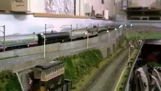 UK Model railway dcc sound and faller car system @ Gardenia street