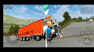 ashok leyland 3718 truck mod bussid without load // Chadhai me fasgayi😅😅 #1