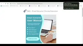 Add Email Extractor in Chrome Browser