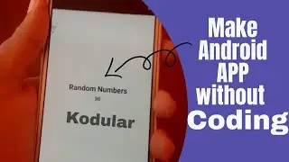 How to make android app without coding | programming | kodular | RobotoAI