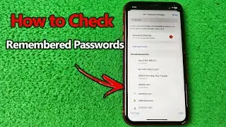 How to Check Remembered Passwords in Google Chrome | Full Guide