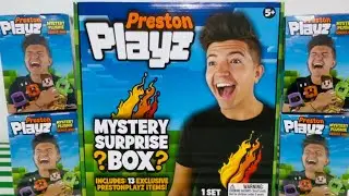 Unboxing PrestonPlayz Mystery Surprise Box & PrestonPlayz Mystery Plushies!
