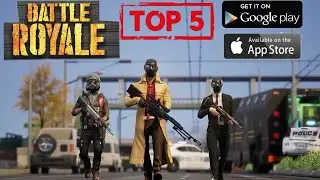 TOP 5 BATTLE ROYALE GAMES | 5 ONLINE GAMES FOR ANDROID 2021