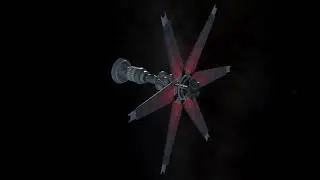 Unfinished ISS Leif Eriksson model render test