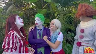 A BELINHA FEZ UM SHOW DE PATINS COM O IT A COISA E A LADY JOKER SABOTOU