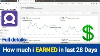 1 June 2021 Facebook Audience Network Statistic Earnings | Audience Network earning last 28 days