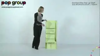 Standard Non Pop Up Shelf - Pop Group Patented Pop Up Displays