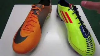 Adidas F50 adizero VS Nike Mercurial Vapor VII - Comparison