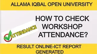 How to Check Workshop Attendance?-RESULT ONLINE