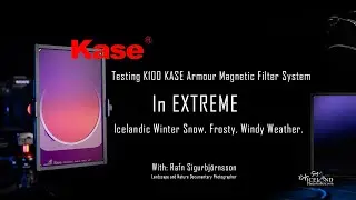 K100 KASE Armour Magnetic Filters Testing In EXTREME Icelandic Winter Snow, Frosty, Windy Weather.