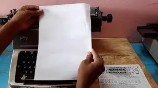 Exercise 1 | How to learn Typewriting | Typewriting Class | How to Type | English Typewriting Book