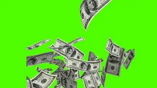 Money Flaying Effect on Green Screen/Money effect on Green Screen/Dollar Effect Green/TecH Two Zero