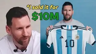 Messi talks about selling his World Cup shirt at $10 Million at Auction