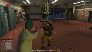 GTA Online Salvage Yard Robbery Task : Gas Masks (Podium Robbery) GTA 5