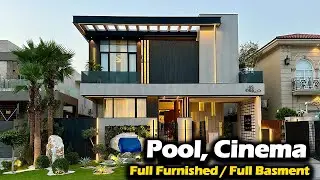 Fully Furnished 1 Kanal Full Basement House With Pool, Cinema,6 Beds | For Sale | DHA-6@AlAliGroup