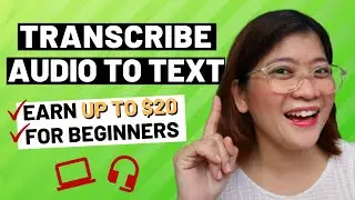 HOW TO TRANSCRIBE AUDIO TO TEXT -EARN UPTO $20 (AUD/VID) TRANSCRIBING VIDEO TO TEXT FOR BEGINNERS