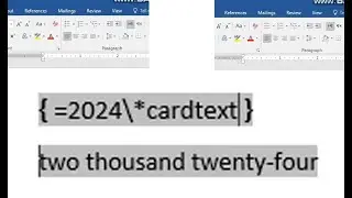 How to convert number to words in Microsoft word document Shortcut Key
