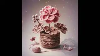 Ηeвepoятныe вязaныe цвeты oт ИИ для вдохновения и повторения🌸#рукоделие #нейросеть#ai#цветы#ии #art